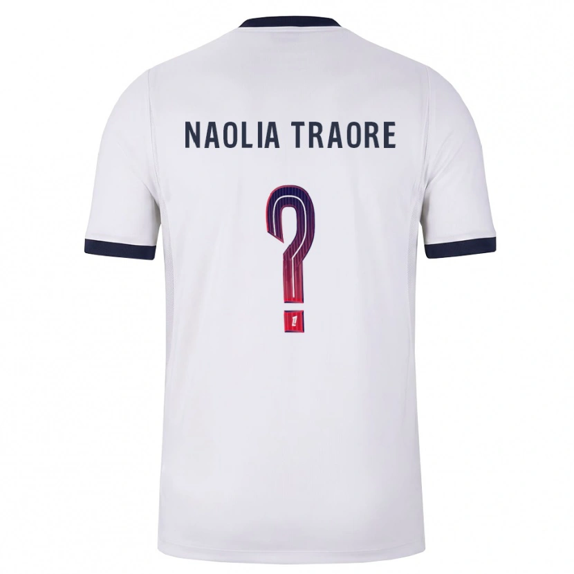 Danxen Barn Naolia Traore #0 Hvit Svart Rød Bortetrøye Drakt Trøye 2026/27 Skjorter T-Skjorte