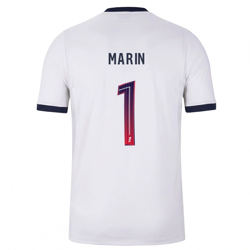 Danxen Barn Renato Marin #1 Hvit Svart Rød Bortetrøye Drakt Trøye 2026/27 Skjorter T-Skjorte
