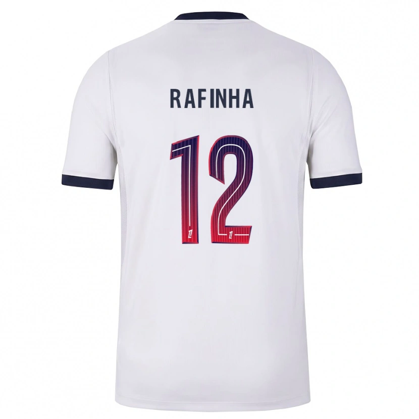 Danxen Barn Rafinha #12 Hvit Svart Rød Bortetrøye Drakt Trøye 2026/27 Skjorter T-Skjorte