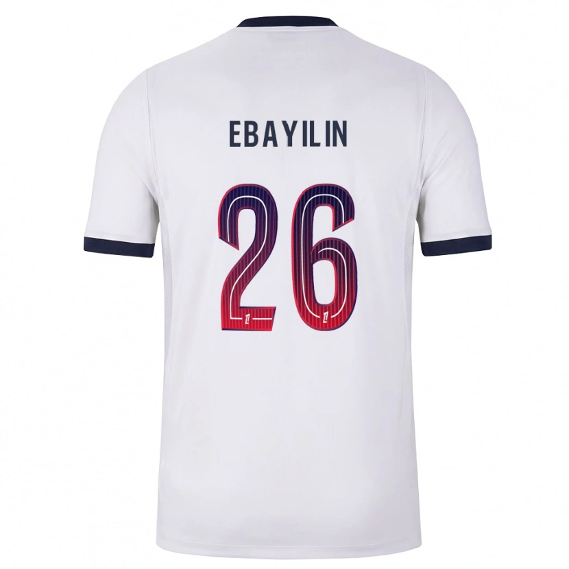 Danxen Barn Anaïs Ebayilin #26 Hvit Svart Rød Bortetrøye Drakt Trøye 2026/27 Skjorter T-Skjorte