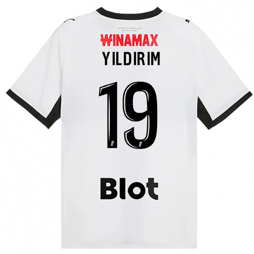 Danxen Barn Bertuğ Yıldırım #19 Svart Hvit Rød Bortetrøye Drakt Trøye 2026/27 Skjorter T-Skjorte