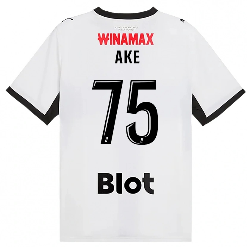 Danxen Barn Junior Ake #75 Svart Hvit Rød Bortetrøye Drakt Trøye 2026/27 Skjorter T-Skjorte