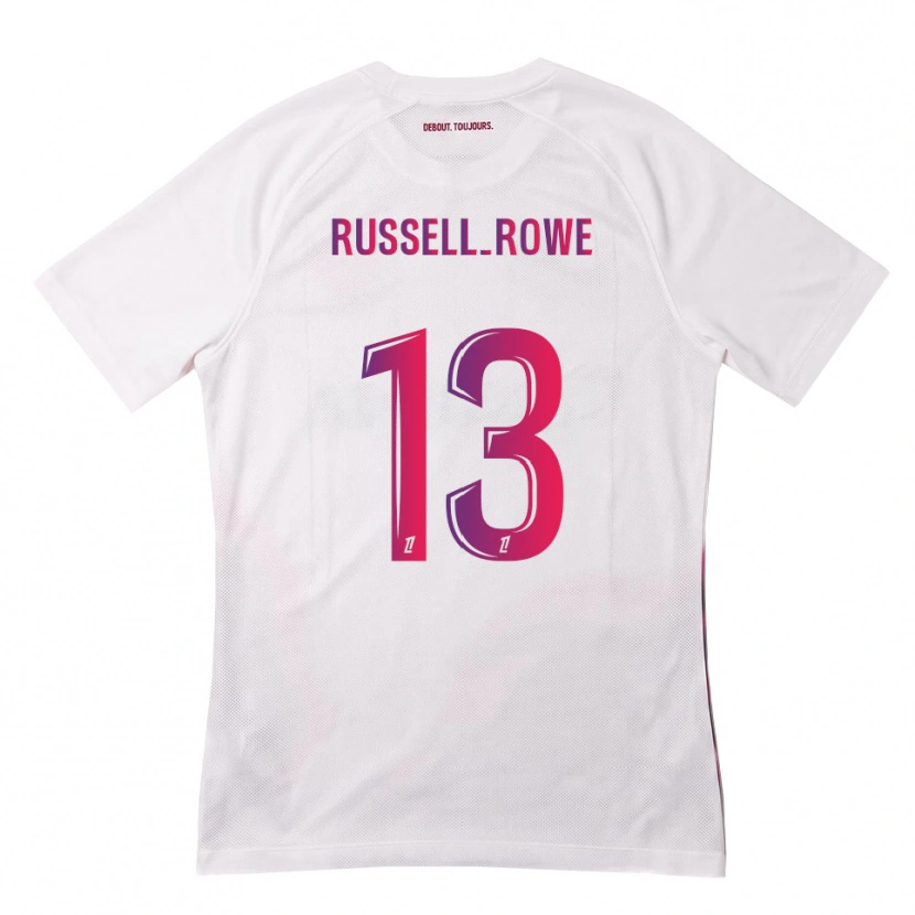 Danxen Barn Jacen Russell-Rowe #13 Hvit Rosa Lilla Bortetrøye Drakt Trøye 2026/27 Skjorter T-Skjorte