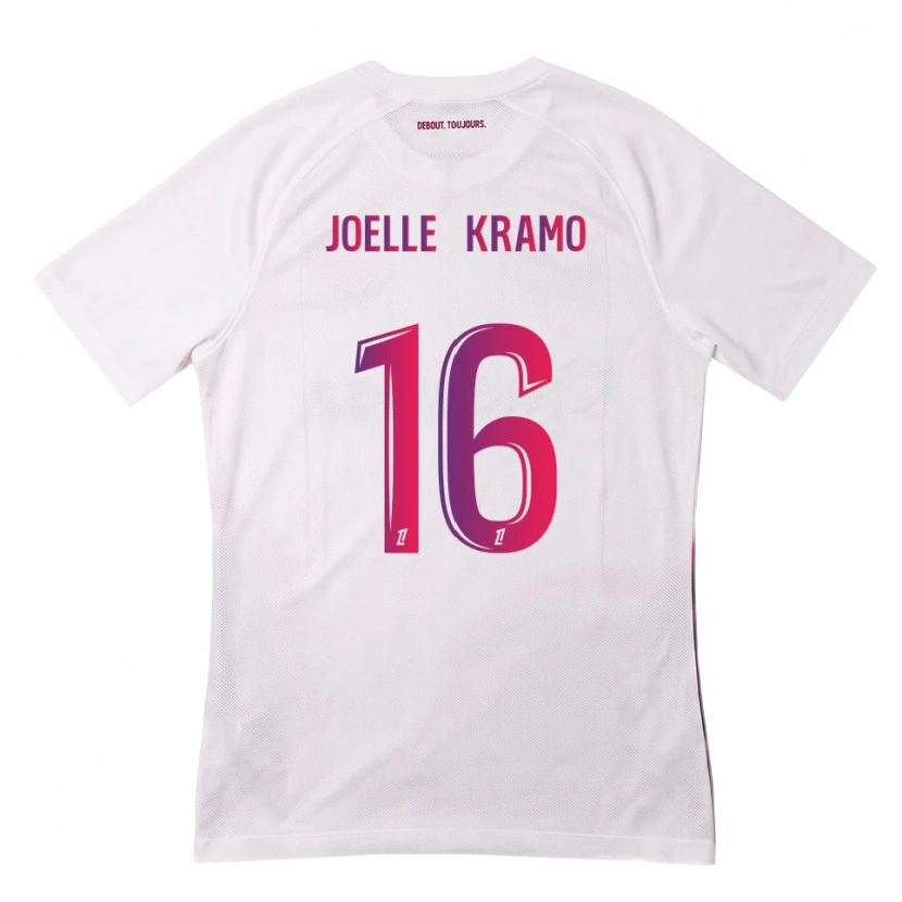 Danxen Barn Marie Joelle Kramo #16 Hvit Rosa Lilla Bortetrøye Drakt Trøye 2026/27 Skjorter T-Skjorte