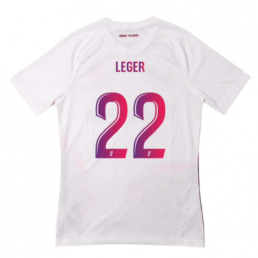 Danxen Barn Christelle Léger #22 Hvit Rosa Lilla Bortetrøye Drakt Trøye 2026/27 Skjorter T-Skjorte