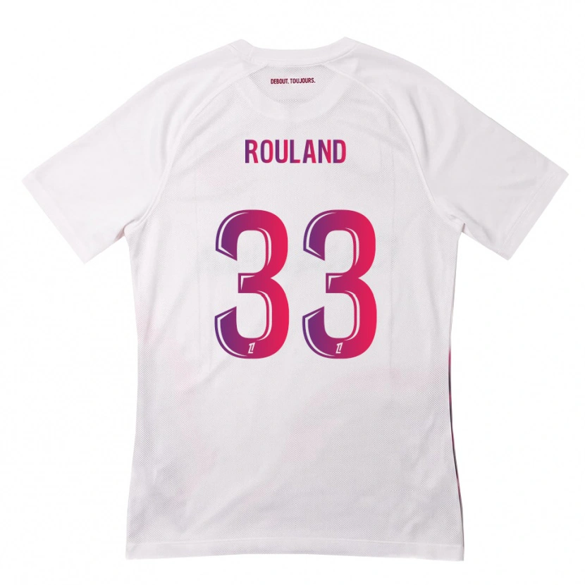 Danxen Barn Prune Rouland #33 Hvit Rosa Lilla Bortetrøye Drakt Trøye 2026/27 Skjorter T-Skjorte