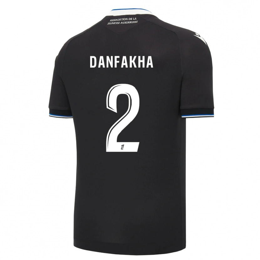 Danxen Barn Salimou Danfakha #2 Svart Blå Hvit Bortetrøye Drakt Trøye 2026/27 Skjorter T-Skjorte