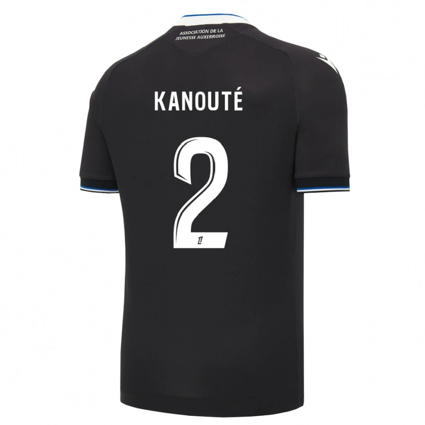 Danxen Barn Ibrahima Kanouté #2 Svart Blå Hvit Bortetrøye Drakt Trøye 2026/27 Skjorter T-Skjorte