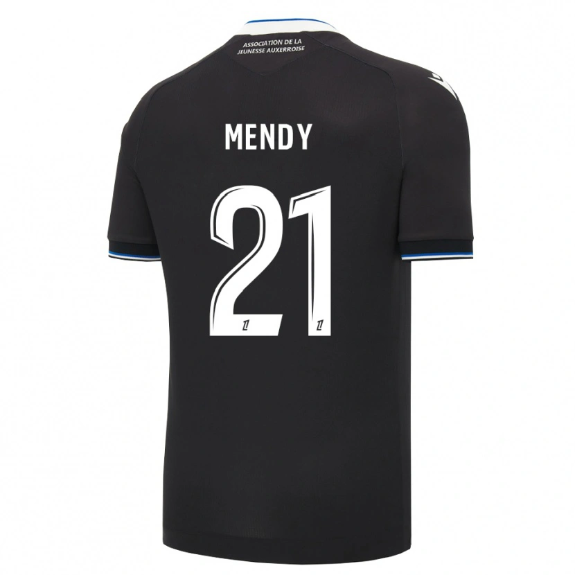 Danxen Barn Tony Mendy #21 Svart Blå Hvit Bortetrøye Drakt Trøye 2026/27 Skjorter T-Skjorte