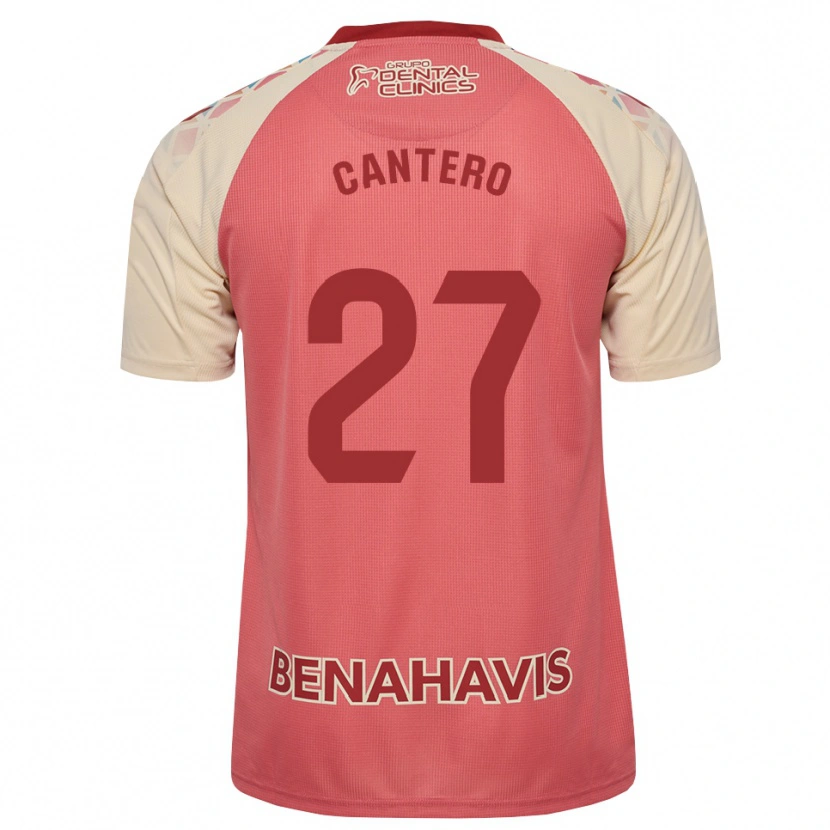 Danxen Barn Cris Cantero #27 Lys Rosa Rød Blå Bortetrøye Drakt Trøye 2026/27 Skjorter T-Skjorte