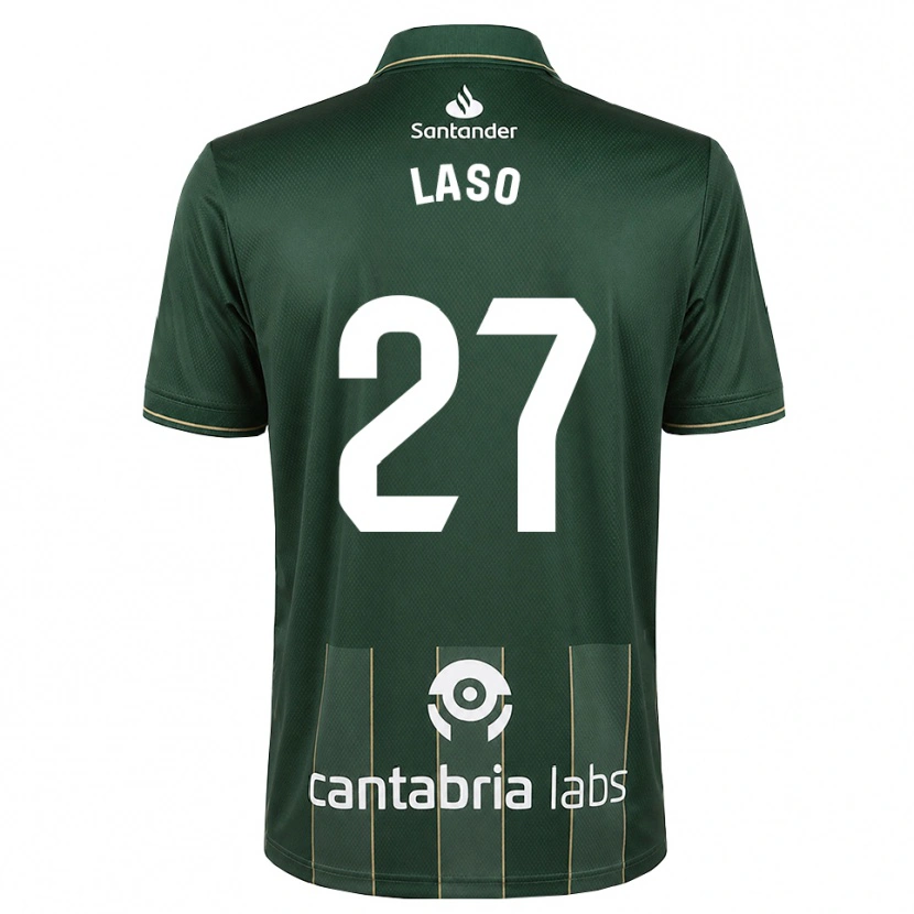 Danxen Barn Alejandro Laso #27 Mørk Skifergrå Hvit Bortetrøye Drakt Trøye 2026/27 Skjorter T-Skjorte