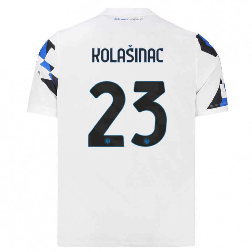 Danxen Barn Sead Kolasinac #23 Hvit Rød Blå Bortetrøye Drakt Trøye 2026/27 Skjorter T-Skjorte