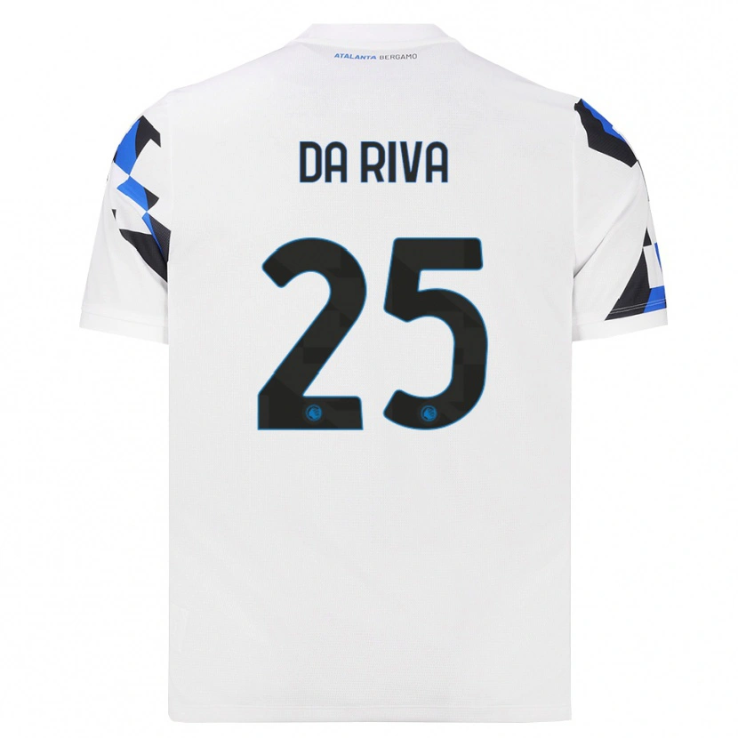 Danxen Barn Jacopo Da Riva #25 Hvit Rød Blå Bortetrøye Drakt Trøye 2026/27 Skjorter T-Skjorte