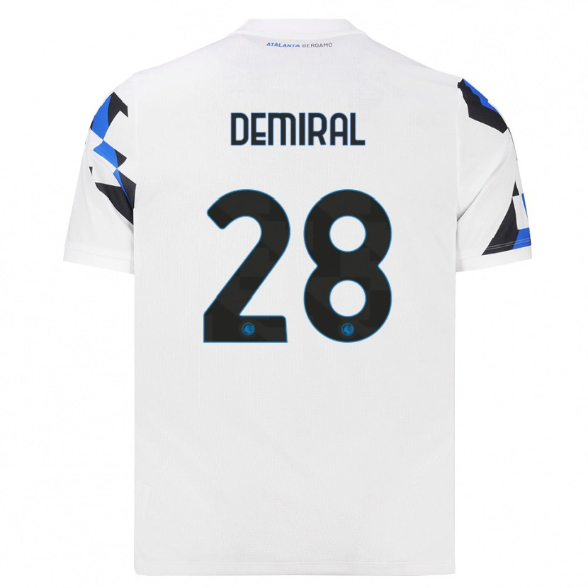 Danxen Barn Merih Demiral #28 Hvit Rød Blå Bortetrøye Drakt Trøye 2026/27 Skjorter T-Skjorte