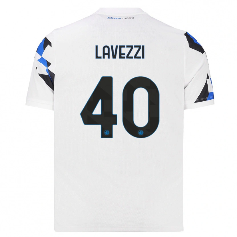 Danxen Barn Filippo Lavezzi #40 Hvit Rød Blå Bortetrøye Drakt Trøye 2026/27 Skjorter T-Skjorte