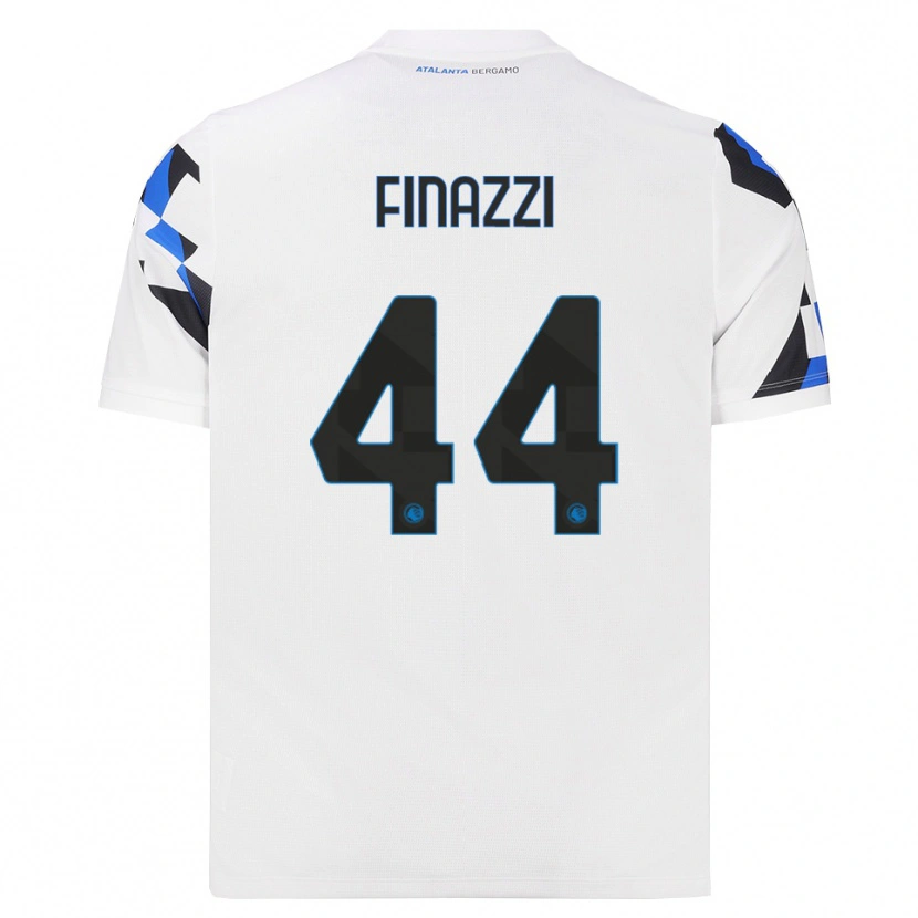 Danxen Barn Riccardo Finazzi #44 Hvit Rød Blå Bortetrøye Drakt Trøye 2026/27 Skjorter T-Skjorte