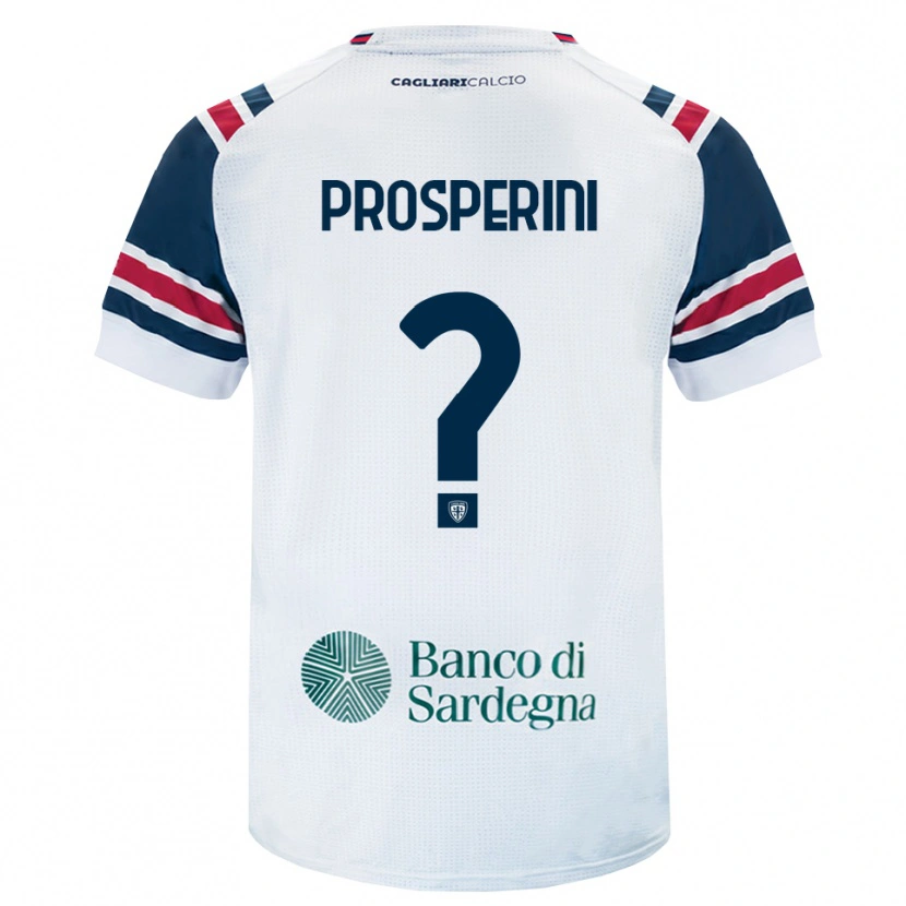 Danxen Barn Matteo Prosperini #0 Hvit Rød Grønn Bortetrøye Drakt Trøye 2026/27 Skjorter T-Skjorte