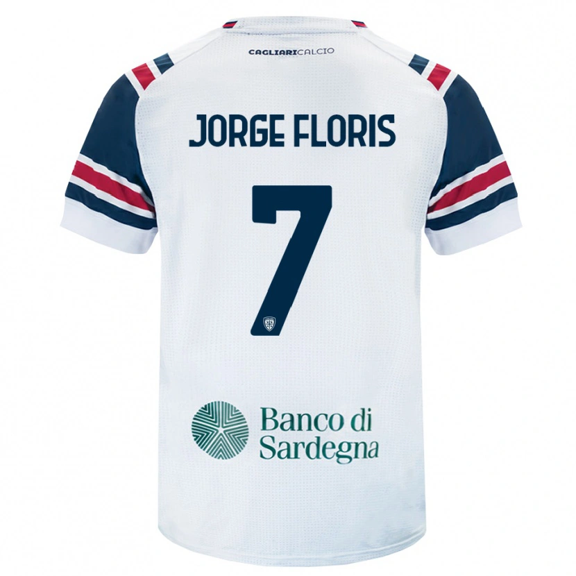 Danxen Barn Nicolò Jorge Floris #7 Hvit Rød Grønn Bortetrøye Drakt Trøye 2026/27 Skjorter T-Skjorte