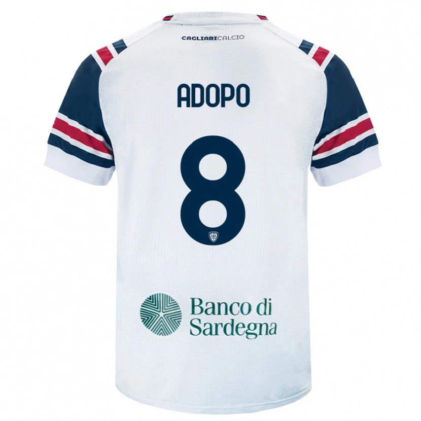 Danxen Barn Michel Adopo #8 Hvit Rød Grønn Bortetrøye Drakt Trøye 2026/27 Skjorter T-Skjorte