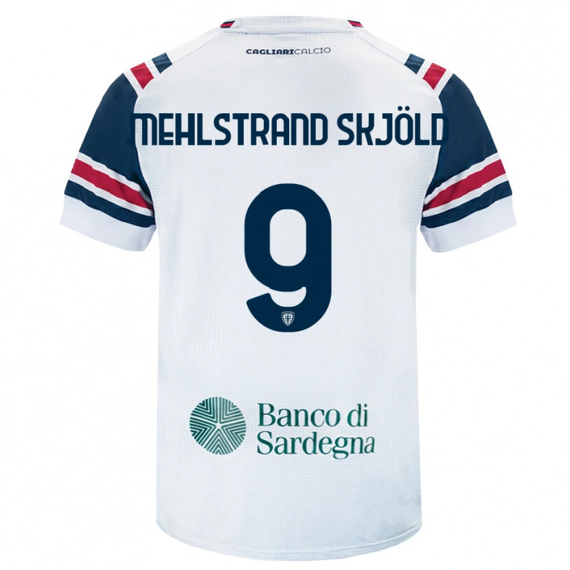 Danxen Barn William Mehlstrand Skjöld #9 Hvit Rød Grønn Bortetrøye Drakt Trøye 2026/27 Skjorter T-Skjorte