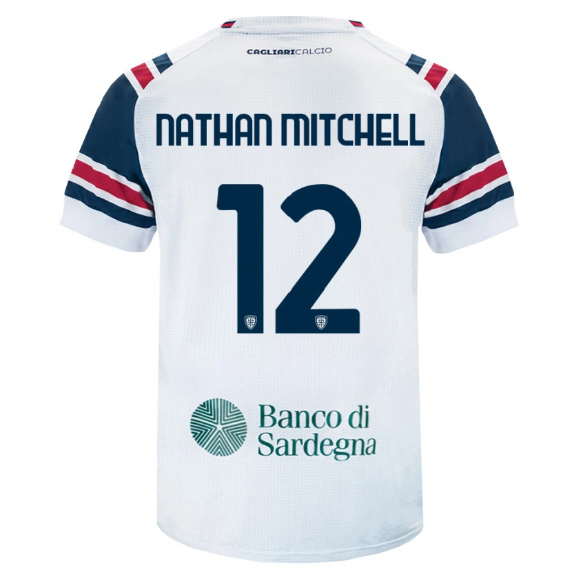 Danxen Barn Anton Nathan Mitchell #12 Hvit Rød Grønn Bortetrøye Drakt Trøye 2026/27 Skjorter T-Skjorte