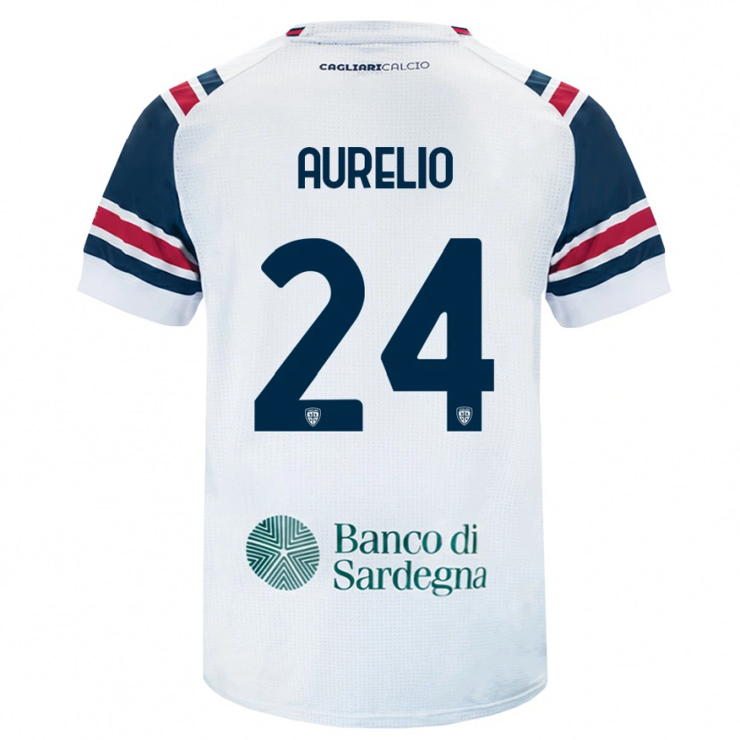 Danxen Barn Giuseppe Aurelio #24 Hvit Rød Grønn Bortetrøye Drakt Trøye 2026/27 Skjorter T-Skjorte