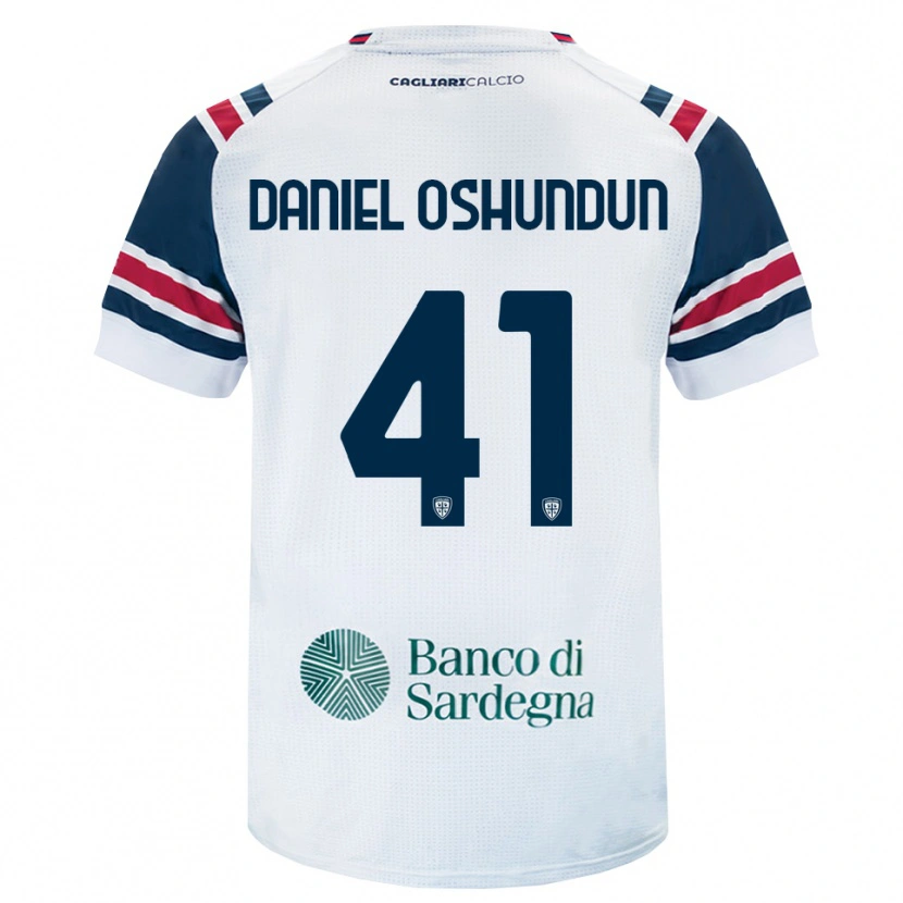 Danxen Barn Olasunkanmi Daniel Oshundun #41 Hvit Rød Grønn Bortetrøye Drakt Trøye 2026/27 Skjorter T-Skjorte
