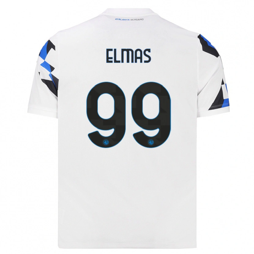 Danxen Barn Eljif Elmas #99 Hvit Rød Blå Bortetrøye Drakt Trøye 2026/27 Skjorter T-Skjorte