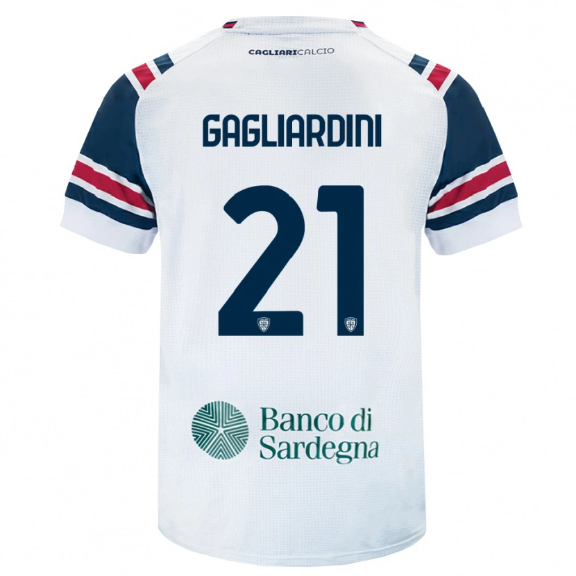 Danxen Barn Roberto Gagliardini #21 Hvit Rød Grønn Bortetrøye Drakt Trøye 2026/27 Skjorter T-Skjorte
