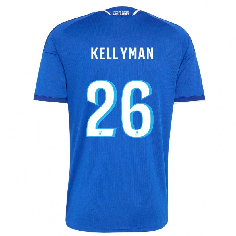 Danxen Mann Omari Kellyman #26 Kongelig Blå Hvit Hjemmetrøye Drakt Trøye 2026/27 Skjorter T-Skjorte