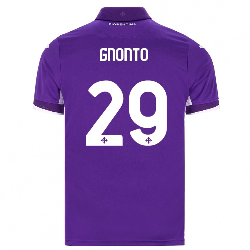 Danxen Mann Wilfried Gnonto #29 Lilla Hvit Rosa Hjemmetrøye Drakt Trøye 2026/27 Skjorter T-Skjorte