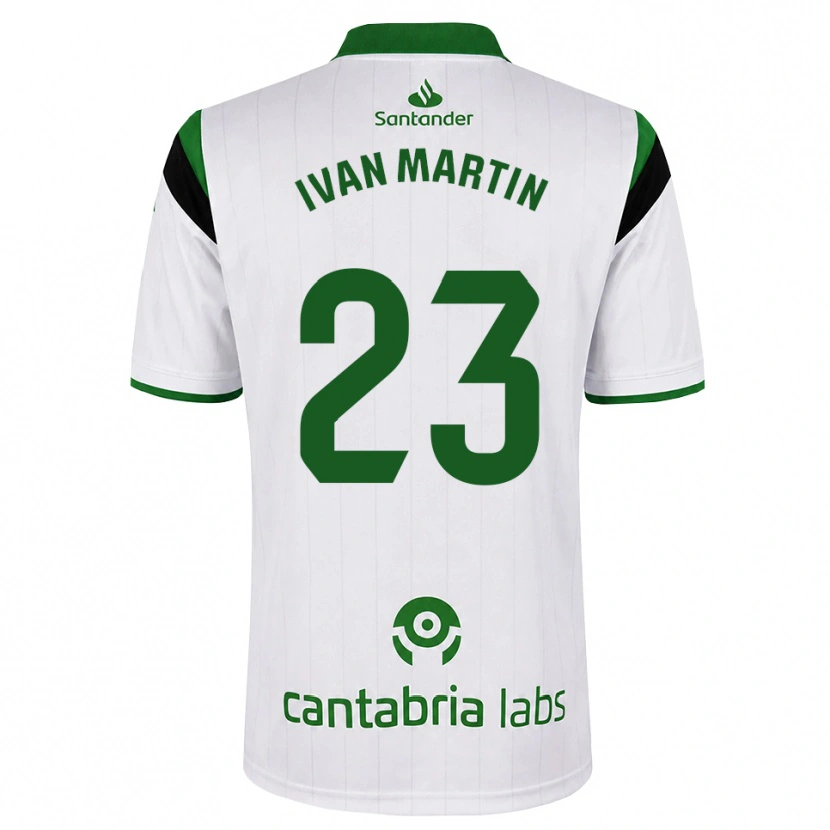 Danxen Mann Iván Martín #23 Hvit Grønn Svart Hjemmetrøye Drakt Trøye 2026/27 Skjorter T-Skjorte