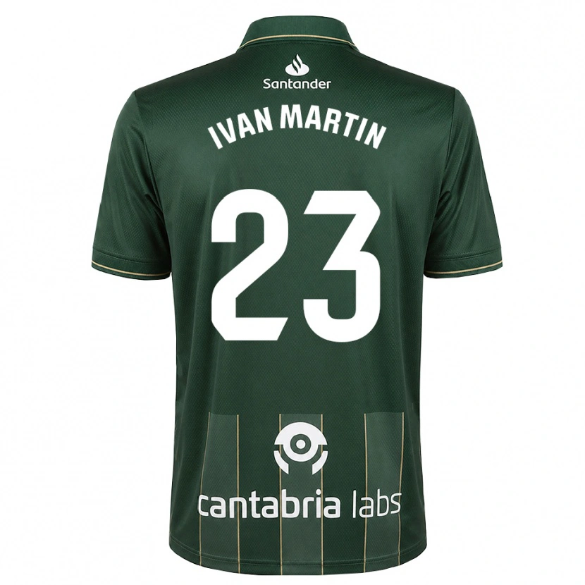 Danxen Mann Iván Martín #23 Mørk Skifergrå Hvit Bortetrøye Drakt Trøye 2026/27 Skjorter T-Skjorte