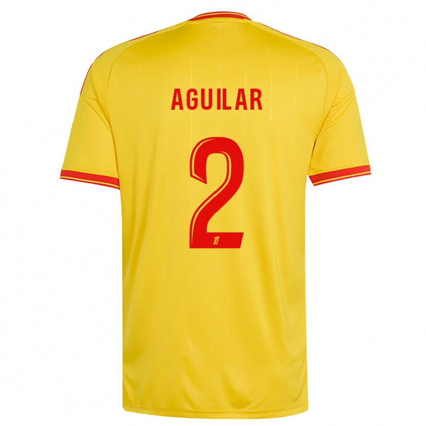 Danxen Mann Ruben Aguilar #2 Gull Oransje Rød Hjemmetrøye Drakt Trøye 2026/27 Skjorter T-Skjorte