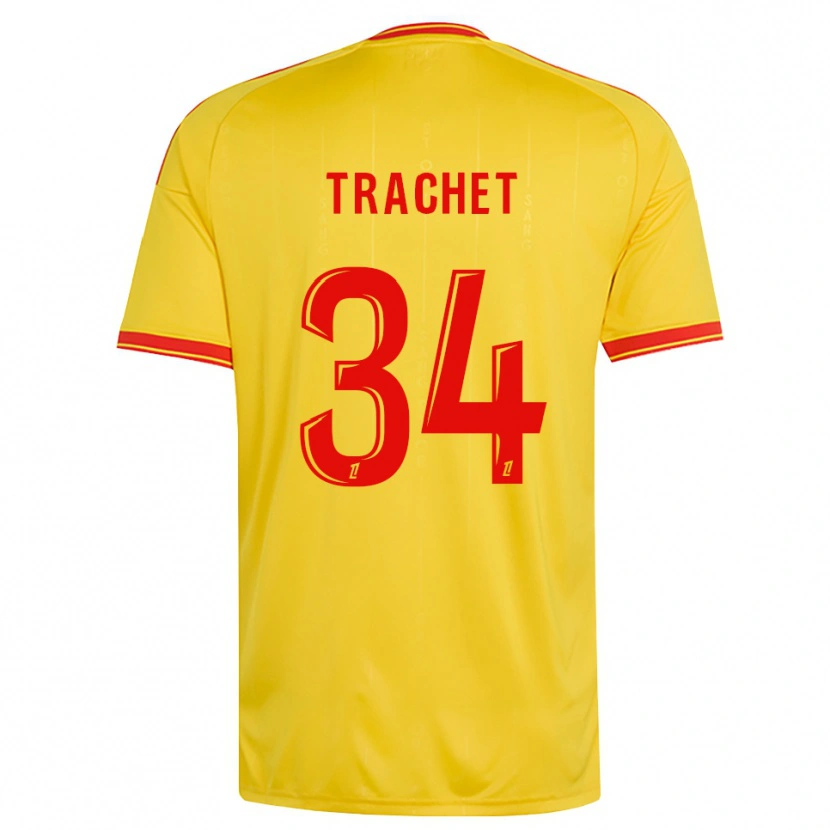 Danxen Mann Amélie Trachet #34 Gull Oransje Rød Hjemmetrøye Drakt Trøye 2026/27 Skjorter T-Skjorte