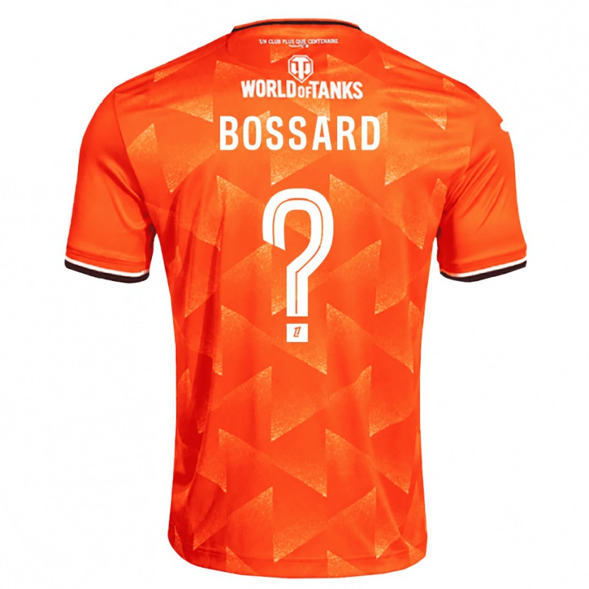 Danxen Mann Léo Bossard #0 Oransje Hvit Svart Hjemmetrøye Drakt Trøye 2026/27 Skjorter T-Skjorte