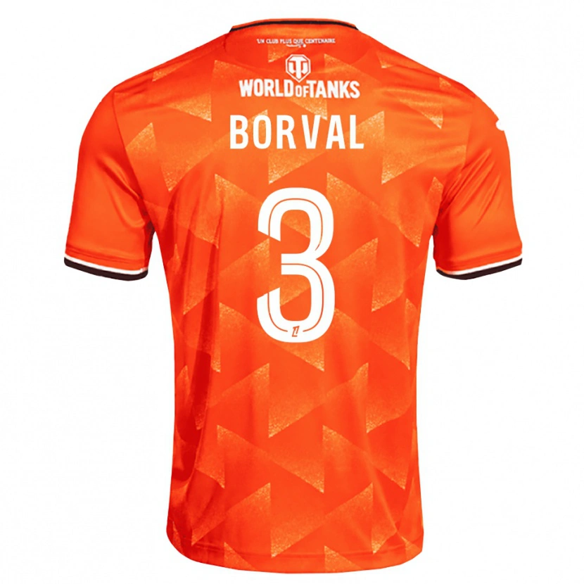 Danxen Mann Cyril Borval #3 Oransje Hvit Svart Hjemmetrøye Drakt Trøye 2026/27 Skjorter T-Skjorte
