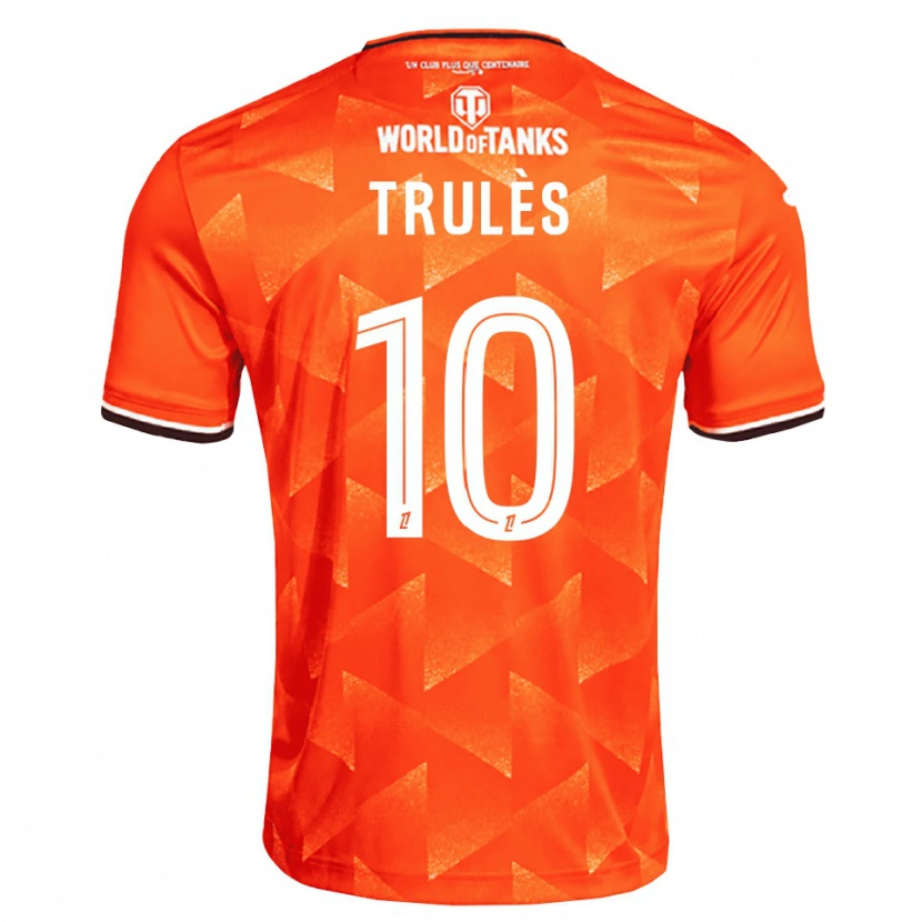Danxen Mann Rayann Trulès #10 Oransje Hvit Svart Hjemmetrøye Drakt Trøye 2026/27 Skjorter T-Skjorte