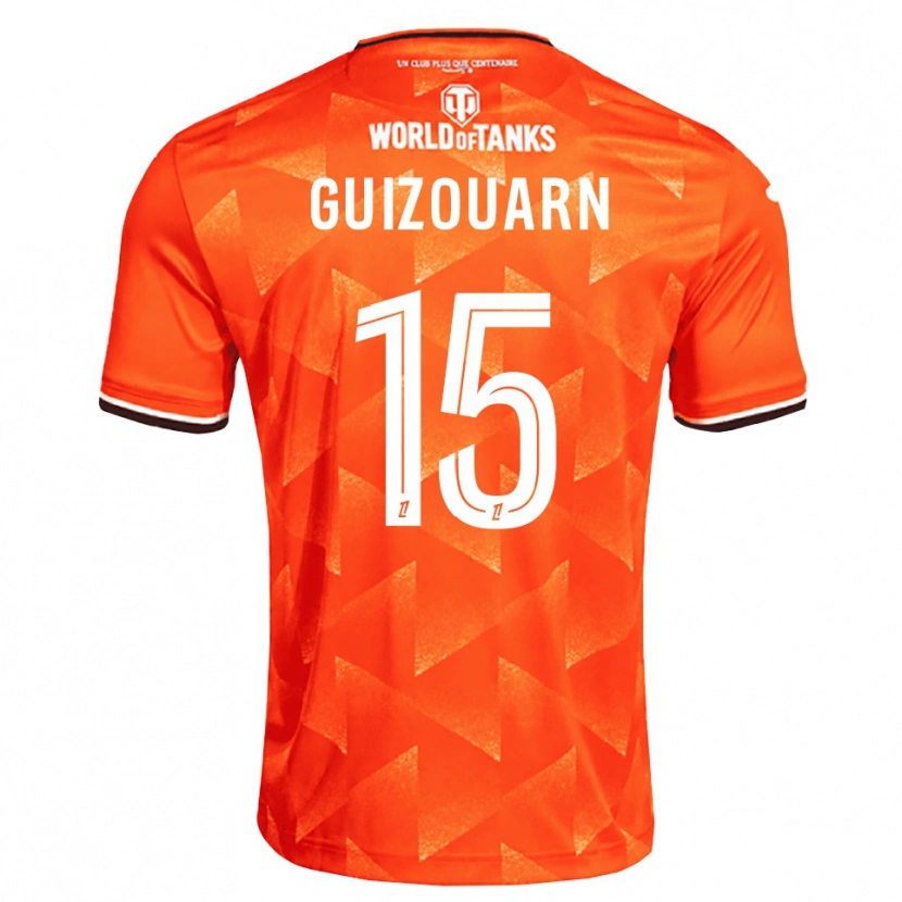 Danxen Mann Dorian Guizouarn #15 Oransje Hvit Svart Hjemmetrøye Drakt Trøye 2026/27 Skjorter T-Skjorte