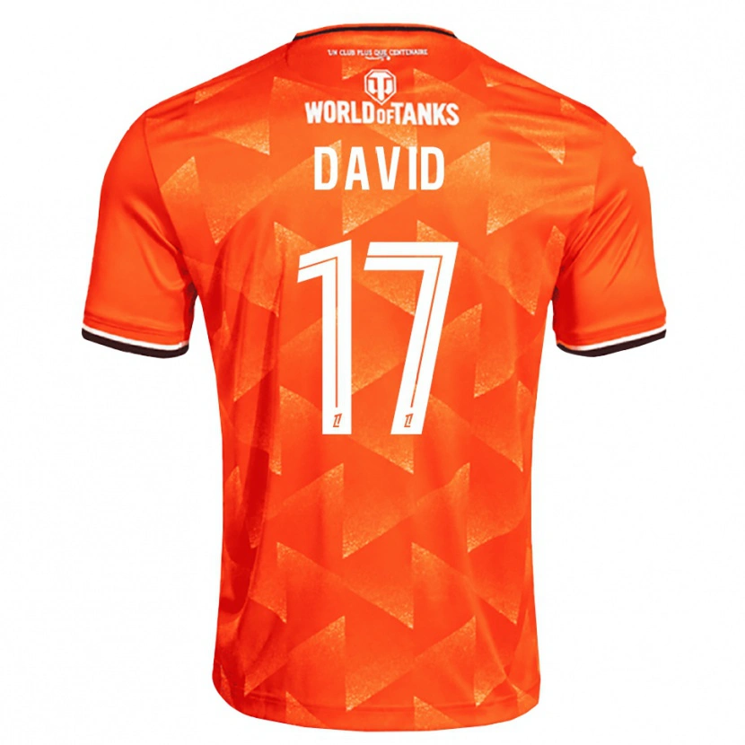 Danxen Mann Dune David #17 Oransje Hvit Svart Hjemmetrøye Drakt Trøye 2026/27 Skjorter T-Skjorte