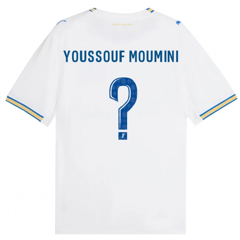 Danxen Mann Yakine Youssouf Moumini #0 Dodgerblå Hvit Hjemmetrøye Drakt Trøye 2026/27 Skjorter T-Skjorte