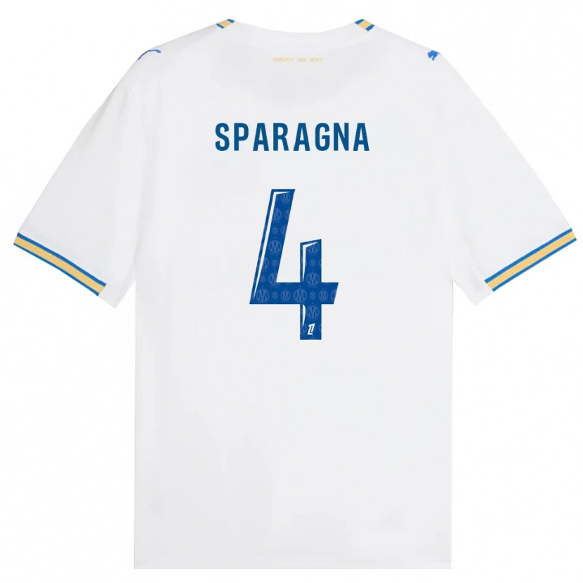 Danxen Mann Stéphane Sparagna #4 Dodgerblå Hvit Hjemmetrøye Drakt Trøye 2026/27 Skjorter T-Skjorte