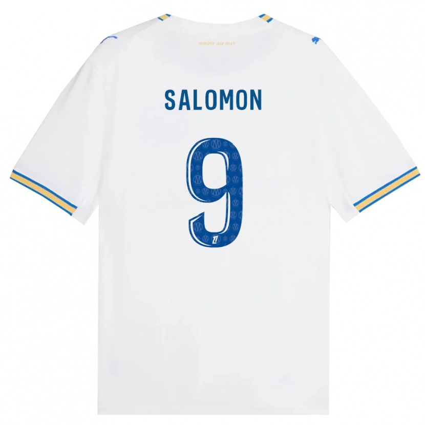 Danxen Mann Maeva Salomon #9 Dodgerblå Hvit Hjemmetrøye Drakt Trøye 2026/27 Skjorter T-Skjorte