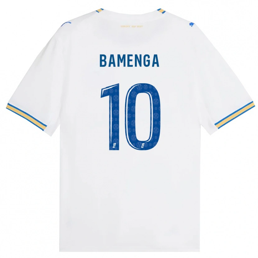 Danxen Mann Naomie Bamenga #10 Dodgerblå Hvit Hjemmetrøye Drakt Trøye 2026/27 Skjorter T-Skjorte