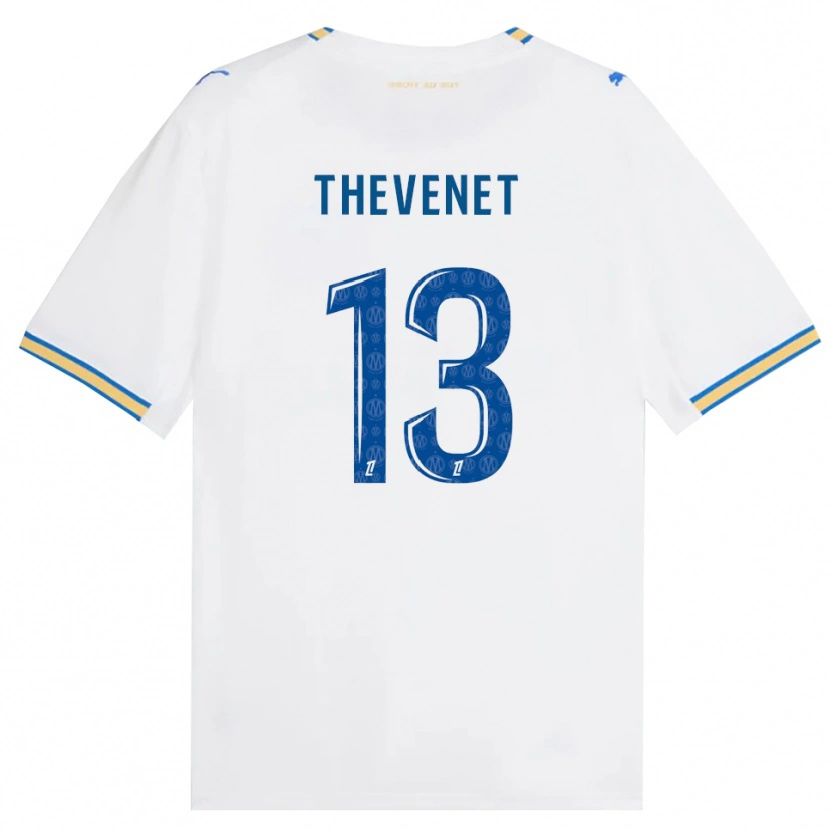 Danxen Mann Maxence Thevenet #13 Dodgerblå Hvit Hjemmetrøye Drakt Trøye 2026/27 Skjorter T-Skjorte