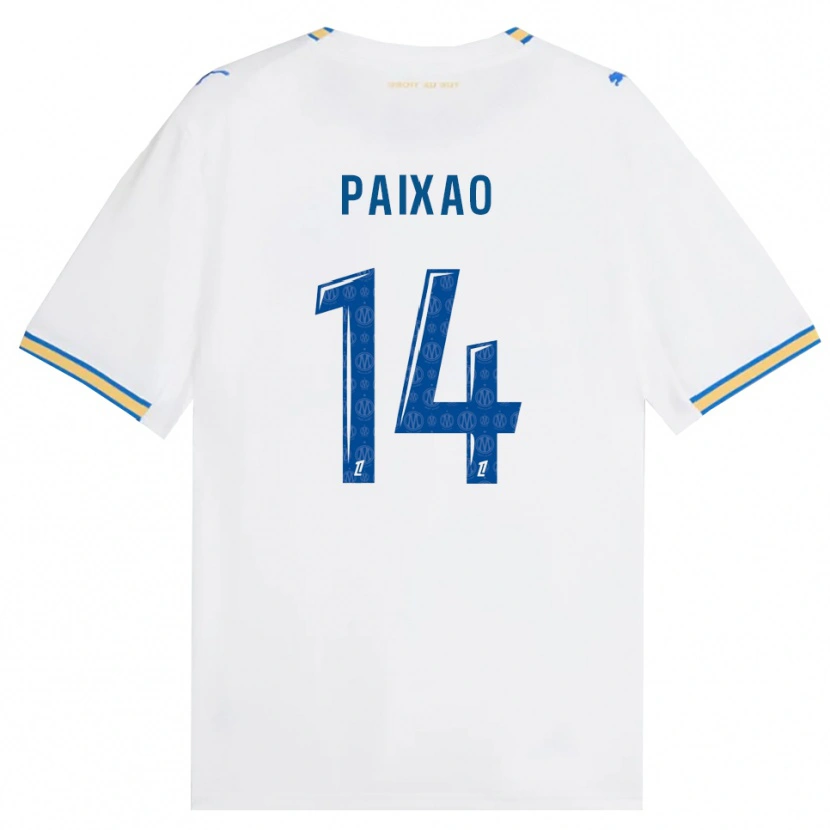 Danxen Mann Igor Paixão #14 Dodgerblå Hvit Hjemmetrøye Drakt Trøye 2026/27 Skjorter T-Skjorte