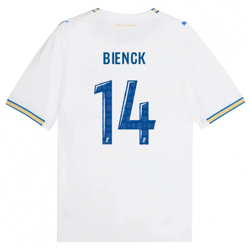 Danxen Mann Felix Bienck #14 Dodgerblå Hvit Hjemmetrøye Drakt Trøye 2026/27 Skjorter T-Skjorte