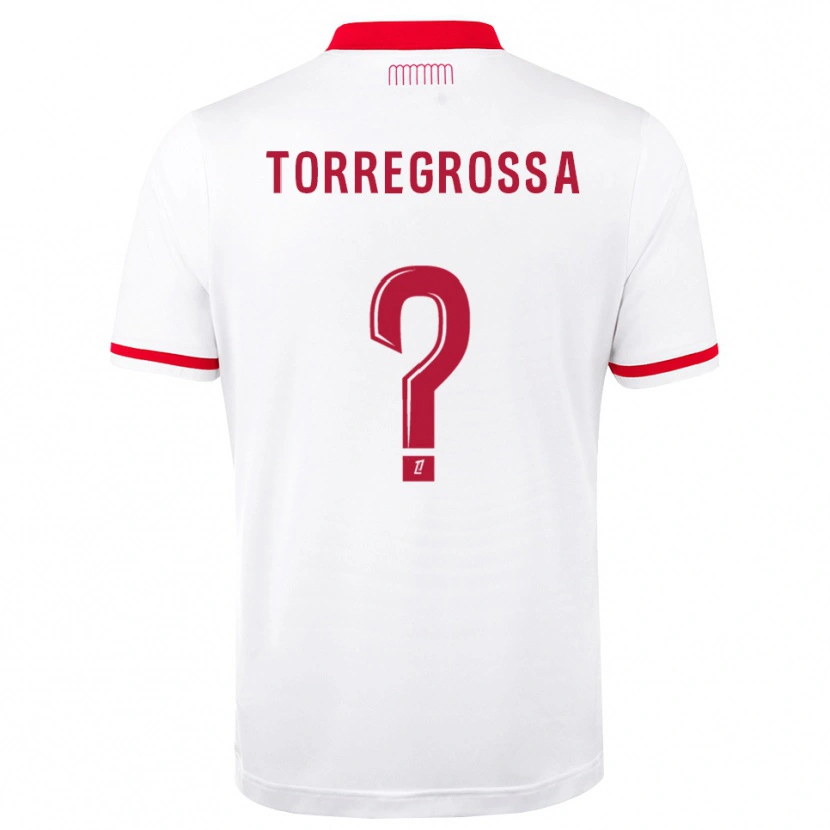 Danxen Mann Hugo Torregrossa #0 Rød Hvit Hjemmetrøye Drakt Trøye 2026/27 Skjorter T-Skjorte