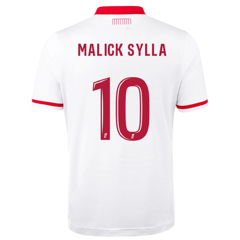 Danxen Mann Malick Sylla #10 Rød Hvit Hjemmetrøye Drakt Trøye 2026/27 Skjorter T-Skjorte