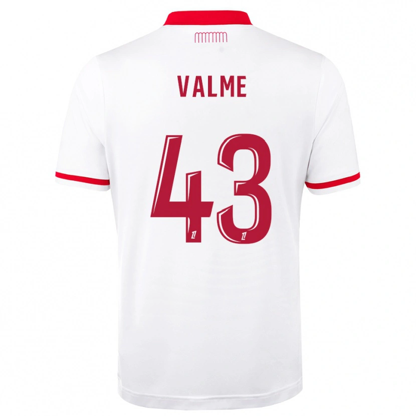 Danxen Mann Ritchy Valme #43 Rød Hvit Hjemmetrøye Drakt Trøye 2026/27 Skjorter T-Skjorte